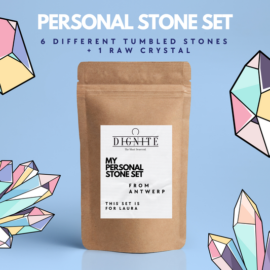Personal Stone Set (6 Tumbled Stones + 1 Raw Crystal)