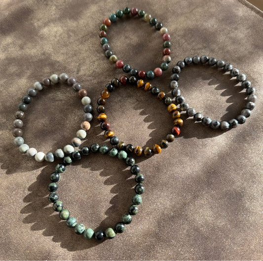 Set of 5 men's bracelets